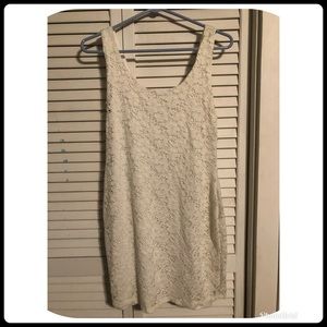 Super cute white dress, by Ambience Apparel NWOT